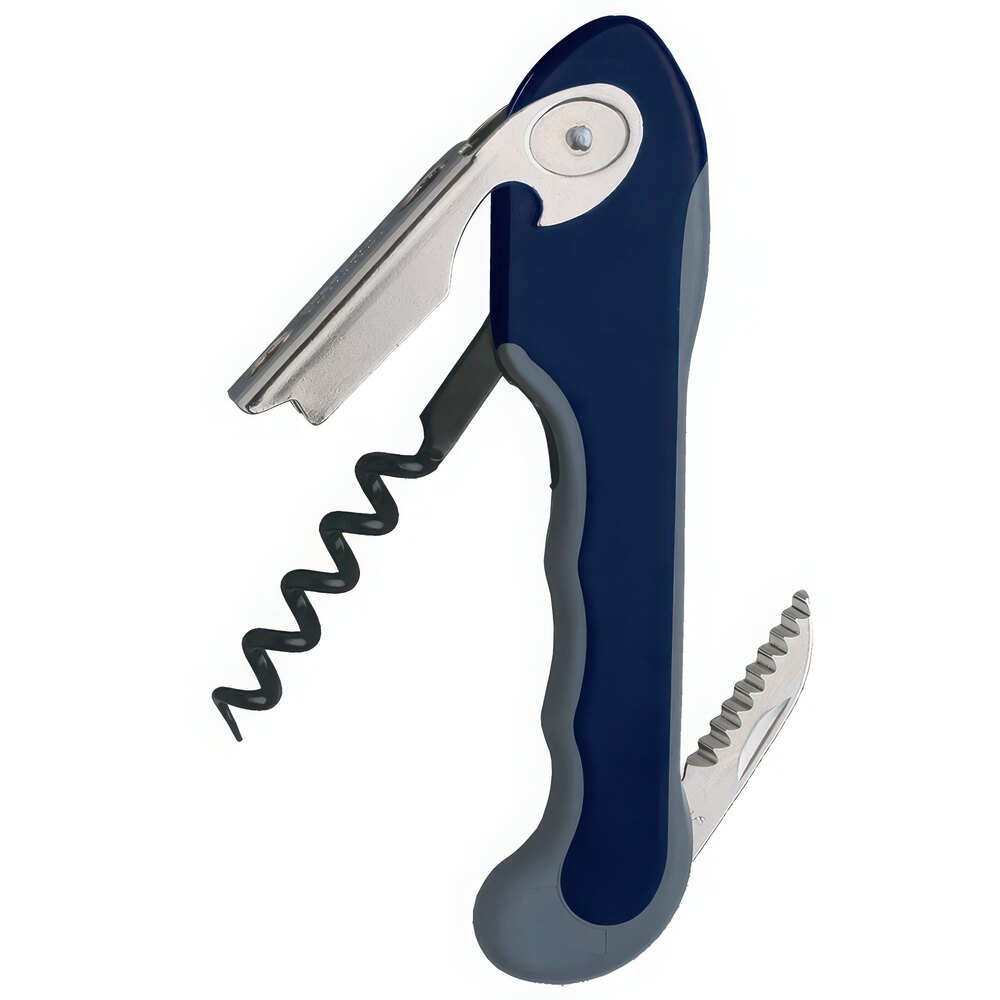 Franmara 3150-09 Crescendo Customizable Waiter's Corkscrew with Blue Handle