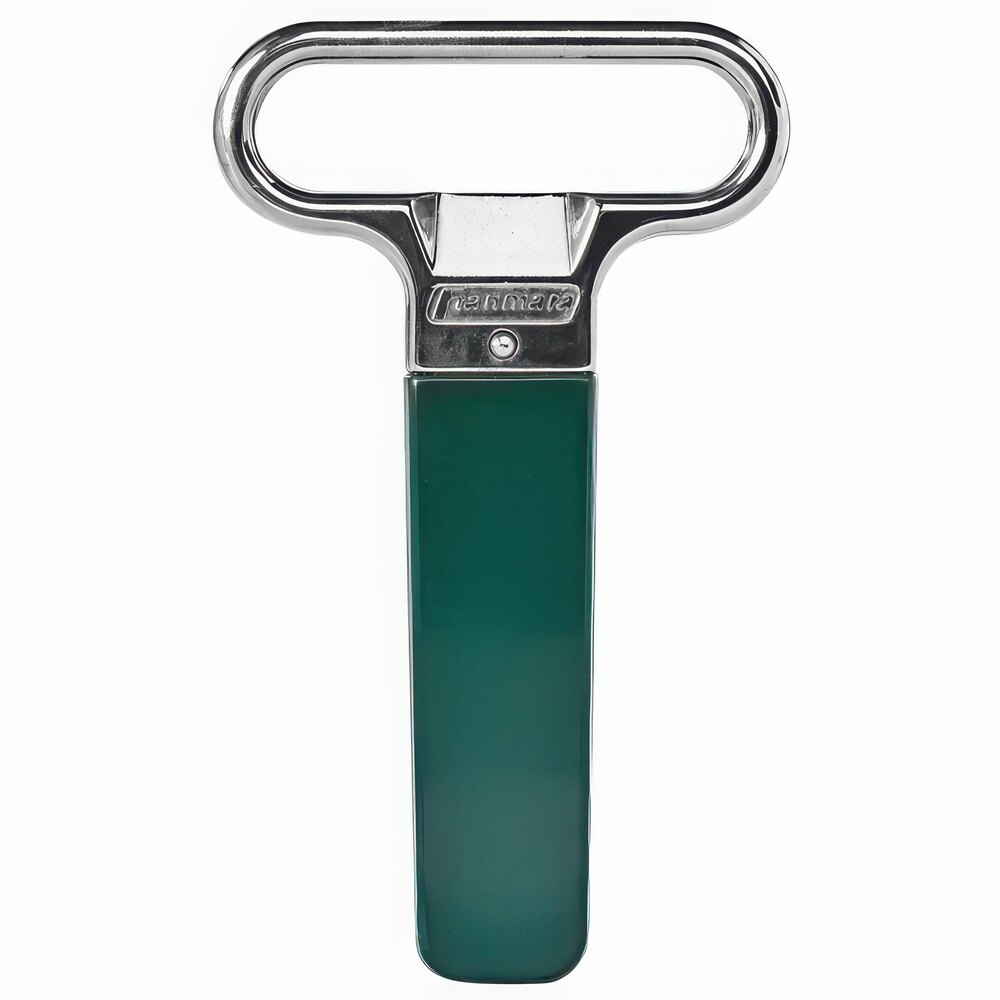 Franmara Ahh Super! Chrome-Plated Two-Prong Customizable Cork Extractor with Dark Green Sheath 2125-13