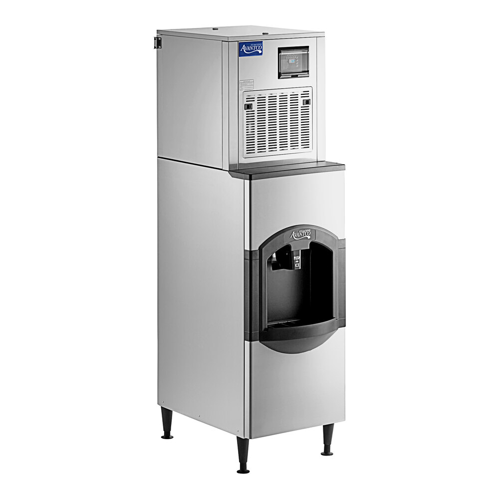Avantco Ice KM-N-522-HA 22" Air Cooled Modular Nugget Ice Machine with Dispenser - 550 lb.