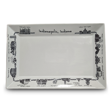 The Dish Large Rectangular Platter, Indianapolis (CIIND003)