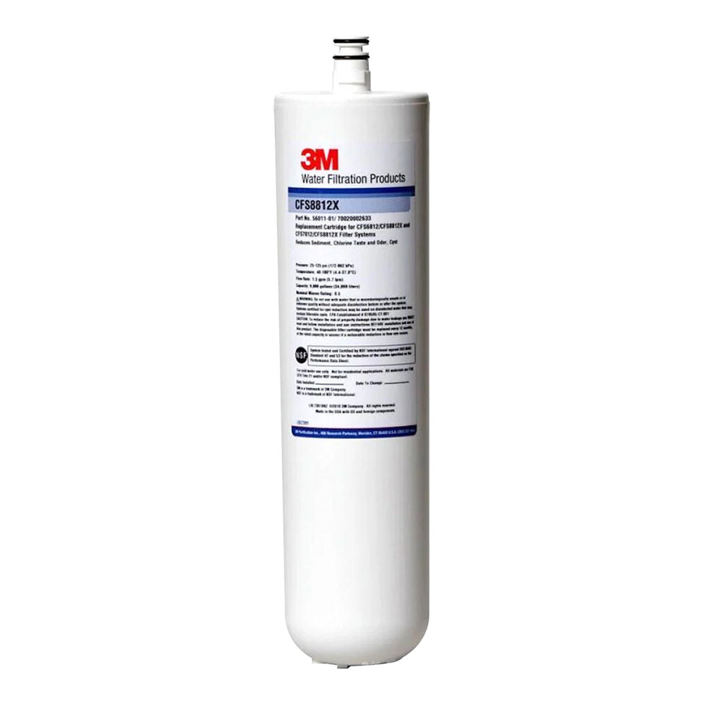 3M Water Filtration Products CFS8812X 12 7/8" Replacement Cyst Reduction Cartridge - 0.5 Micron and 1.5 GPM