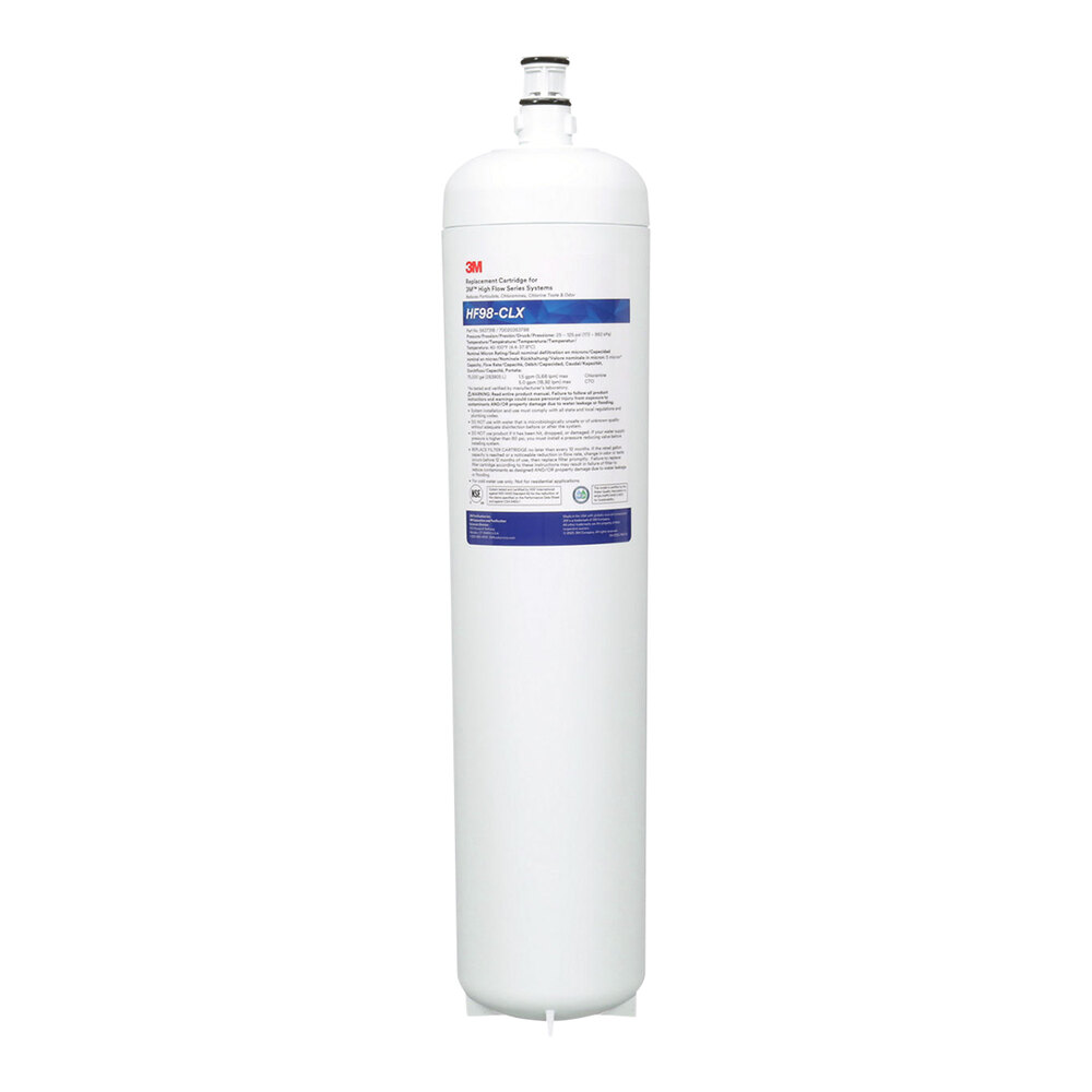 3M Water Filtration Products 5637318 High Flow Series HF98-CLX Filter Cartridge - 5 Micron Rating and 5 GPM
