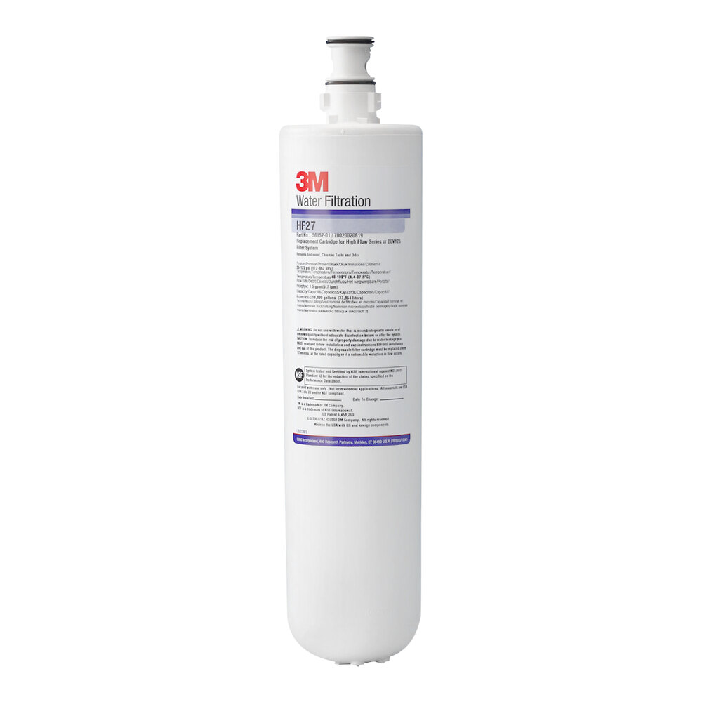 3M Water Filtration Products 5632201 Sediment, Chlorine Taste and Odor Reduction Cartridge - 5 Micron and 1.5 GPM