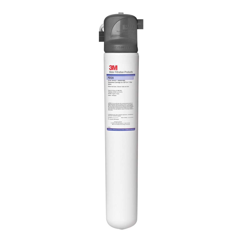 3M Water Filtration Products ESP124-T Espresso Water Filtration System - 0.5 GPM and 1,100 Grain Capacity