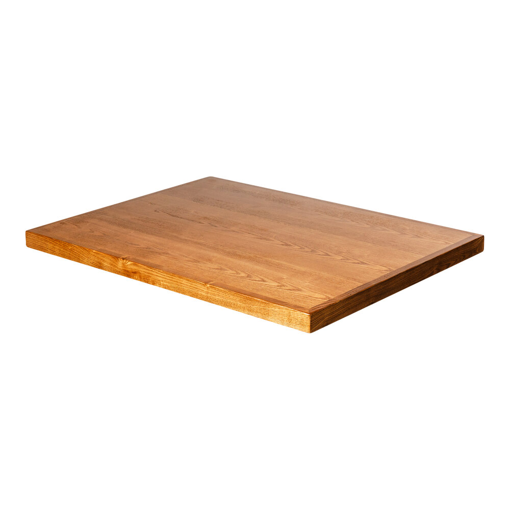 BFM Seating 30" x 72" Autumn Ash Veneer Wood Indoor Table Top