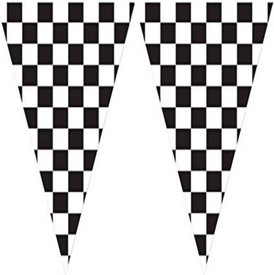 CEG Jumbo Flag Banner, Black and White Checker (291574)