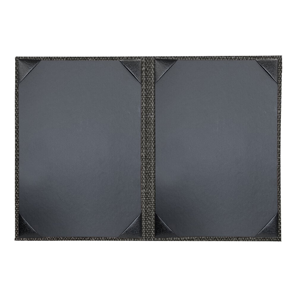 H. Risch, Inc. Milan 5 1/2" x 8 1/2" Customizable Mystic 2-View Menu Cover - 25/Case