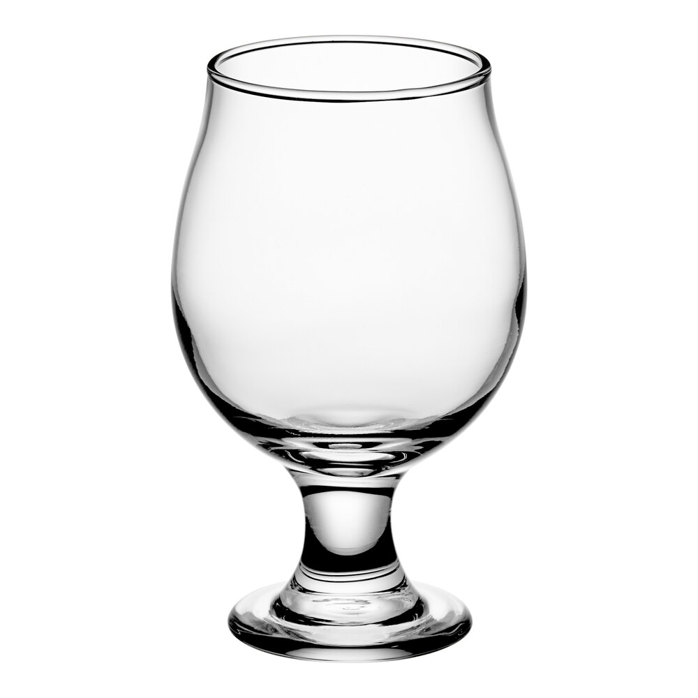 Libbey 3817 10 oz. Customizable Stackable Belgian Beer / Tulip Glass - 12/Case