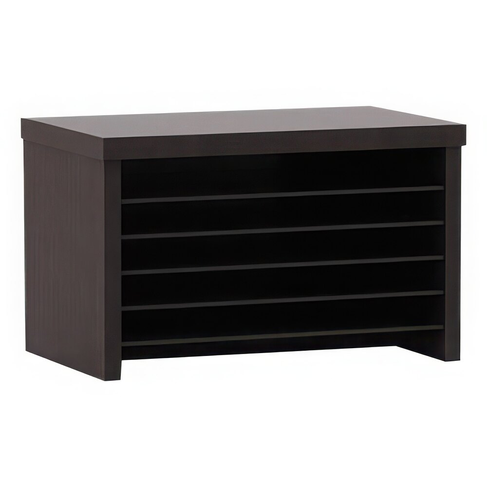 Alera ALEVA316012ES Valencia 15 3/4" x 10" x 11" Espresso File Organizer Shelf
