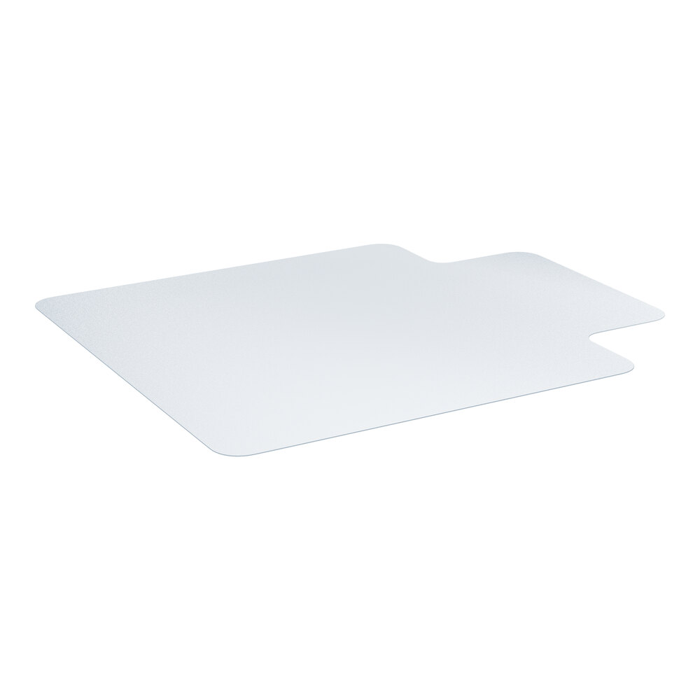 360 Office Furniture 45" x 53" Lipped Clear Office Chair Mat for Hard Floors