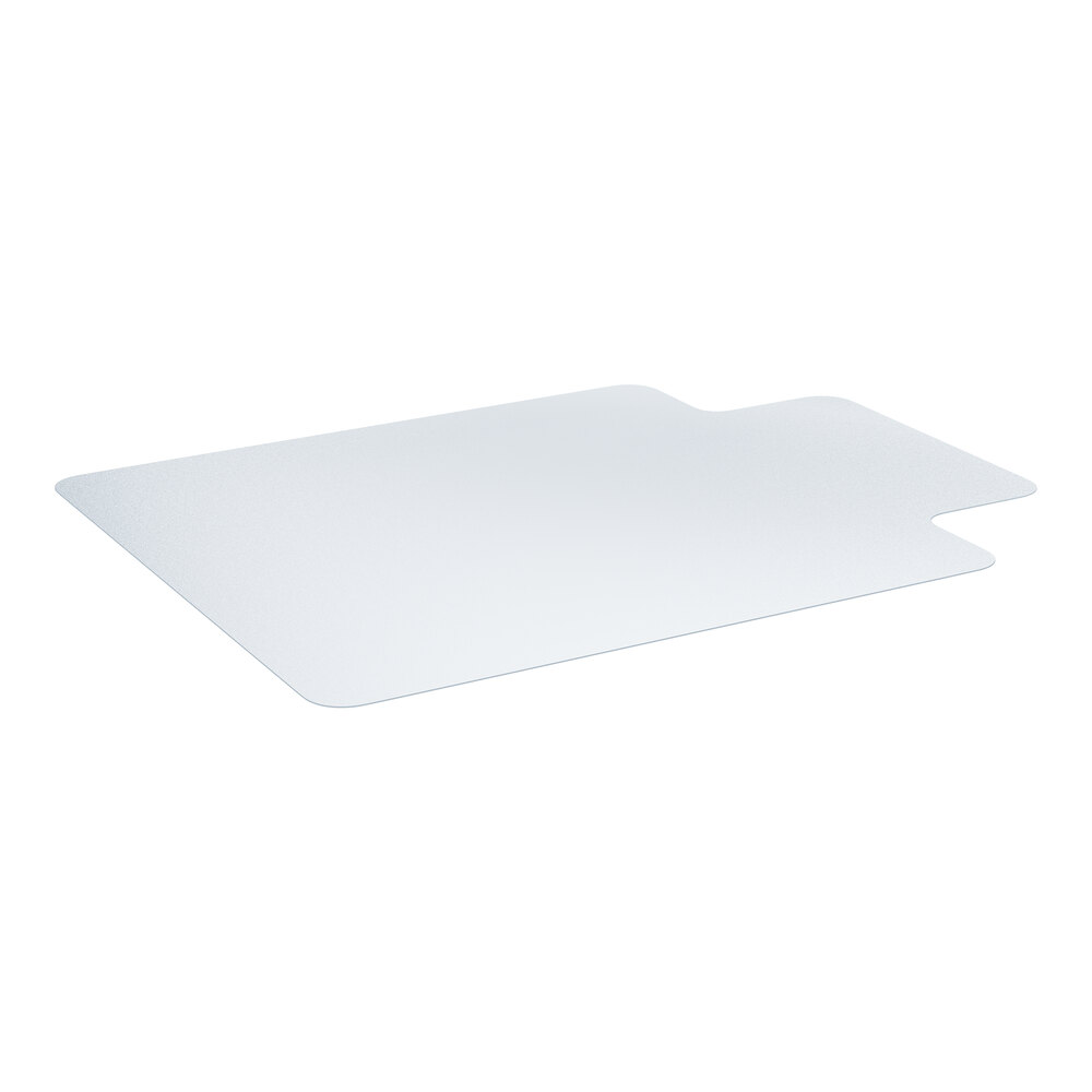 360 Office Furniture 46" x 60" Lipped Clear Office Chair Mat for Hard Floors