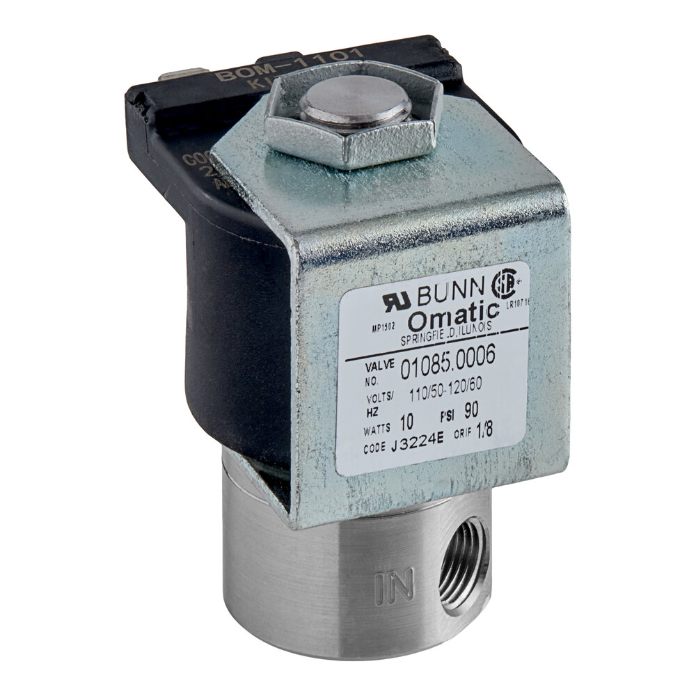 Bunn BU01085.0006 Sol Valve Assy