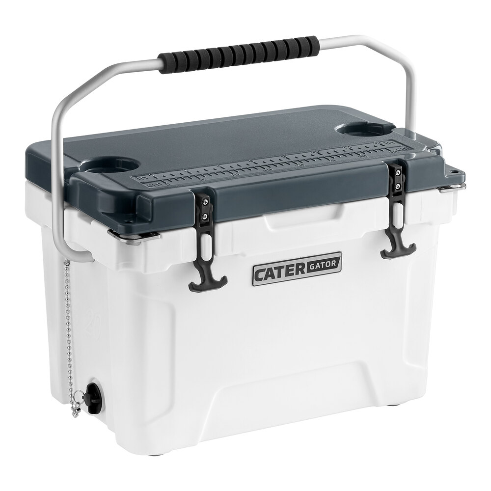 CaterGator CG20PA Panda 20 Qt. Rotomolded Outdoor Cooler / Ice Chest