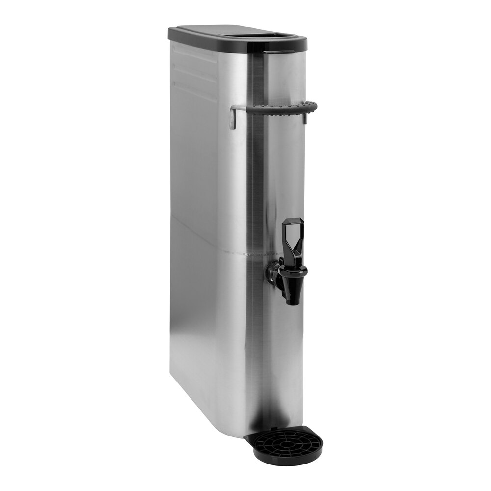 Service Ideas ITSLS35G 3.5 Gallon Slim Brushed Stainless Steel Iced Tea Dispenser