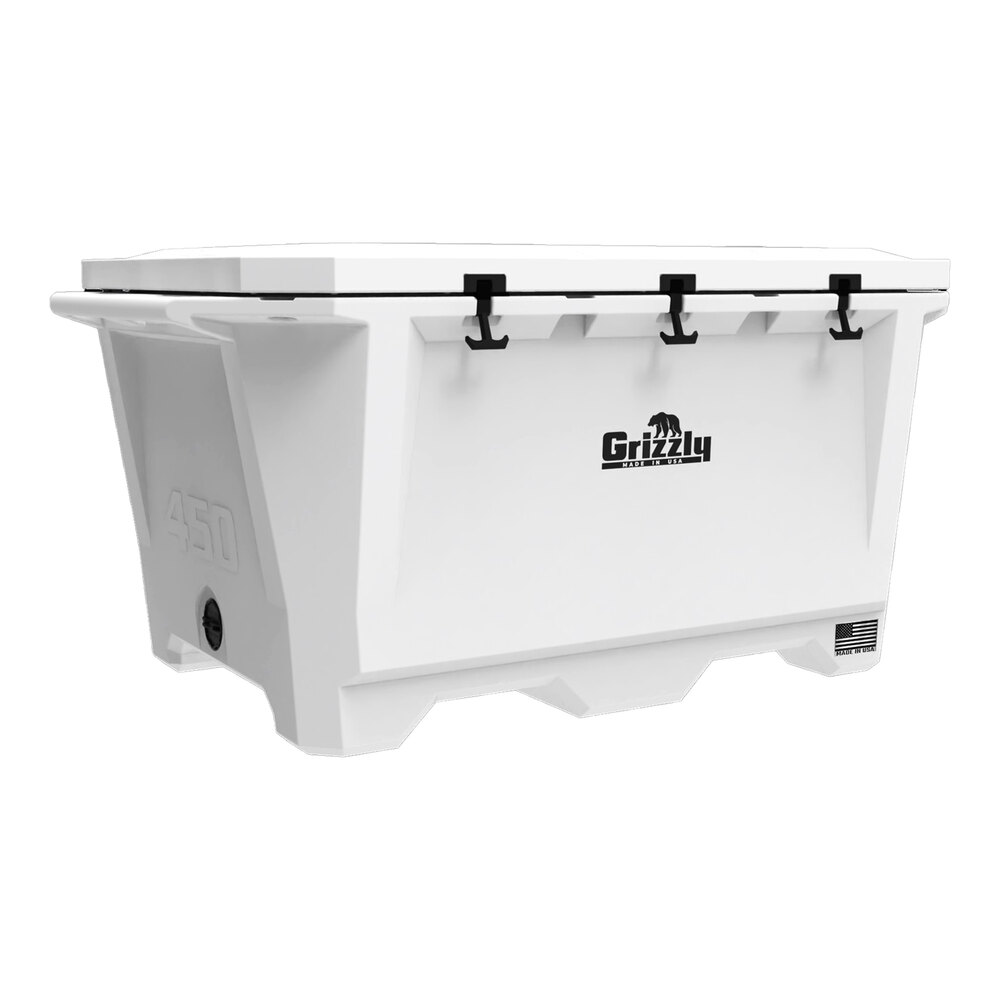 Grizzly Cooler 450 Qt. White Outdoor Merchandiser / Cooler