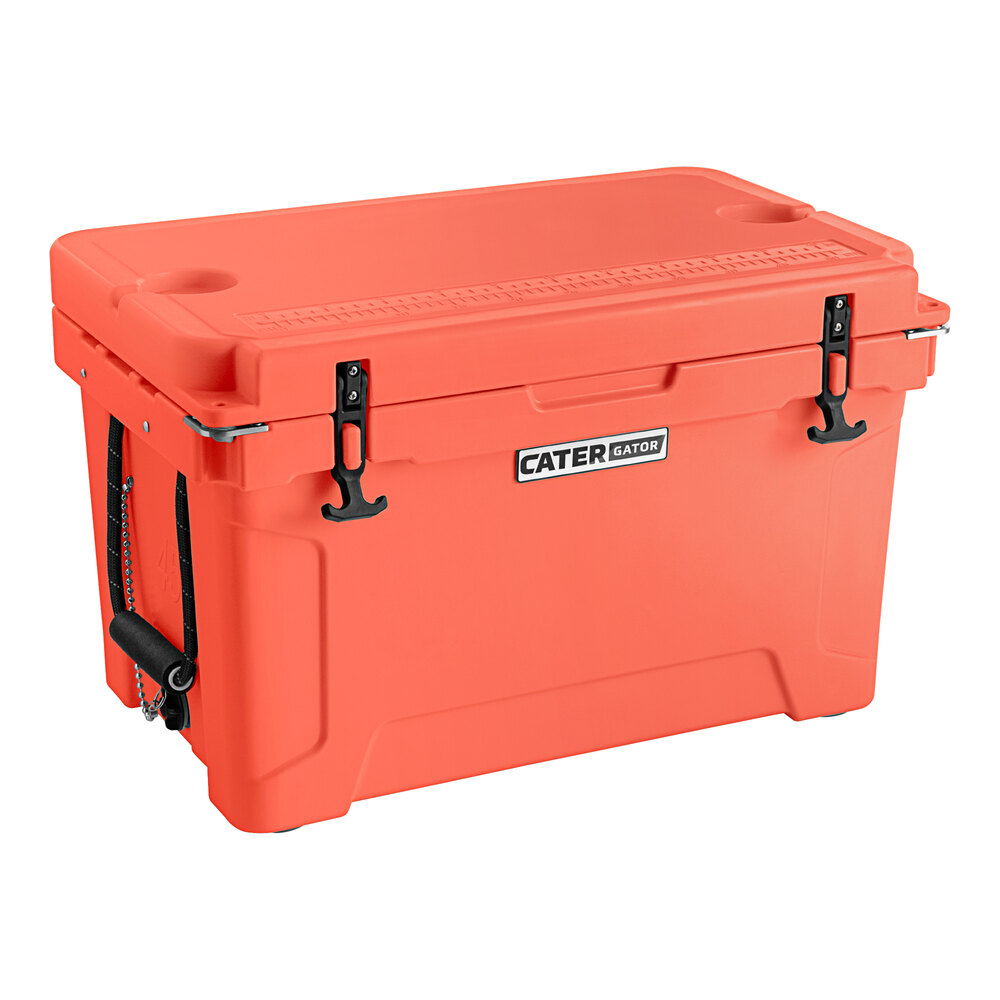 CaterGator CG45CL Coral 45 Qt. Rotomolded Outdoor Cooler / Ice Chest