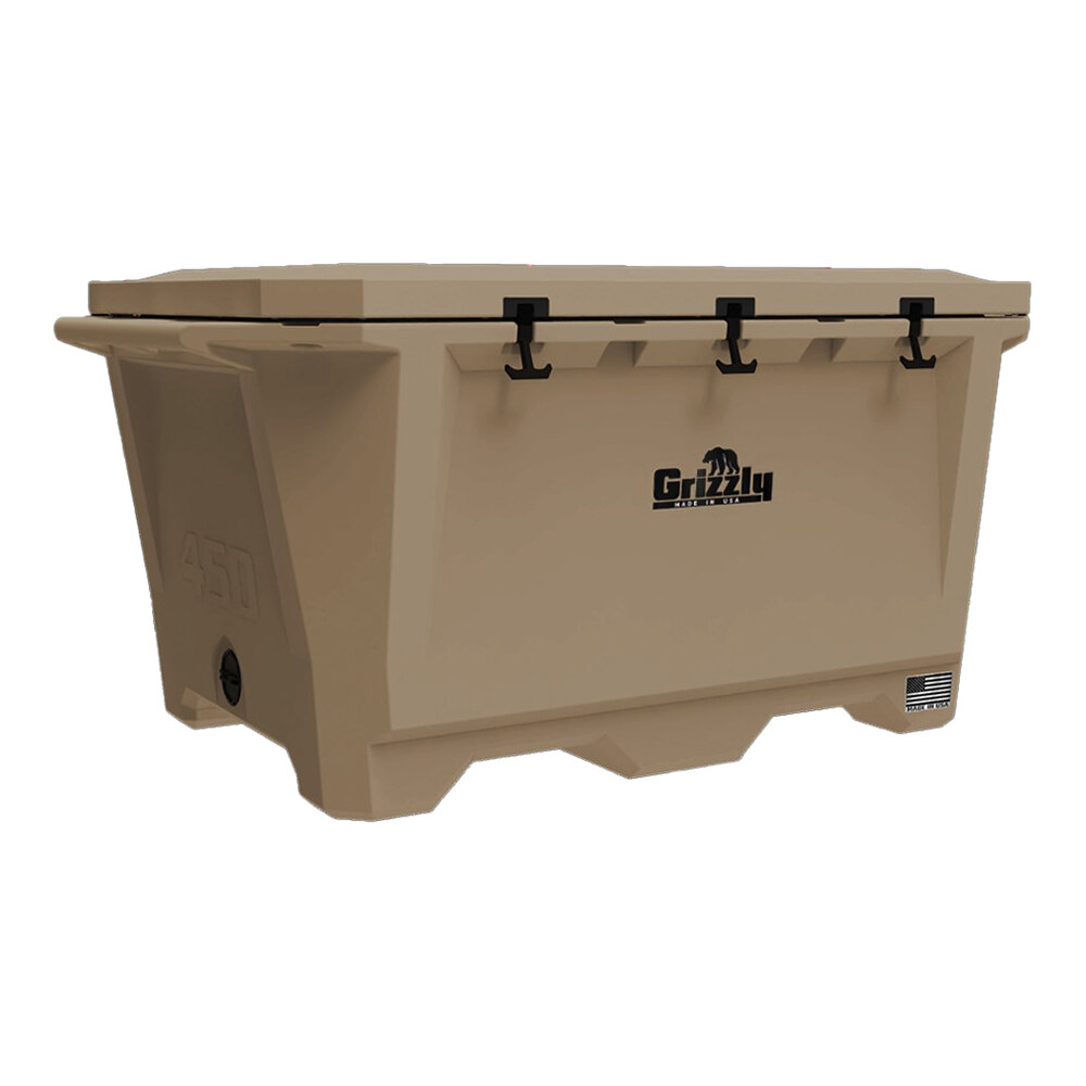 Grizzly Cooler 450 Qt. Tan Outdoor Merchandiser / Cooler