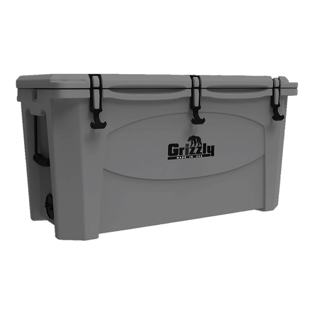 Grizzly Cooler 100 Qt. Gray Outdoor Merchandiser / Cooler