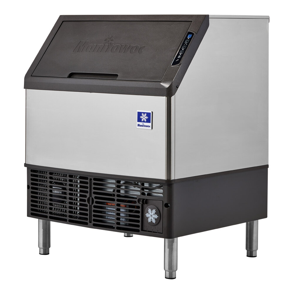 Manitowoc UYP0310W-161B NEO 30" Water Cooled Undercounter Half Dice Cube Ice Machine with 119 lb. Bin - 115V, 310 lb.
