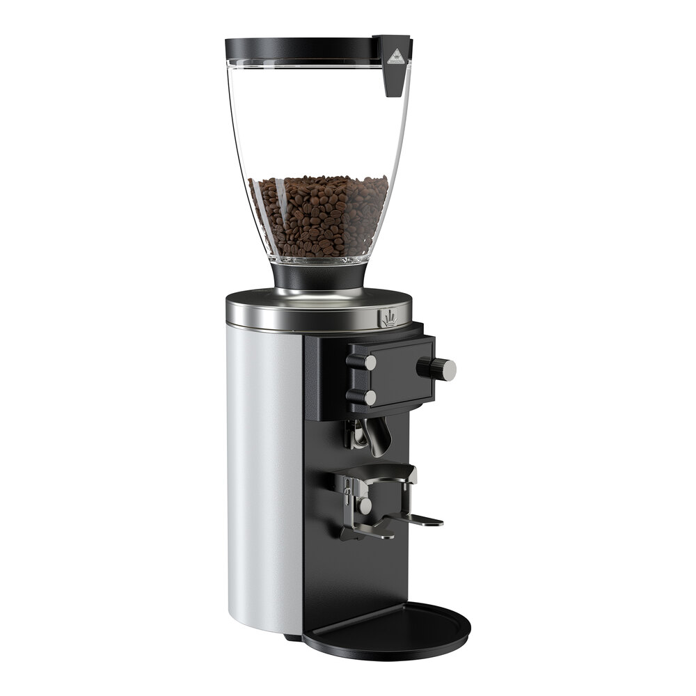 Mahlkonig E65T GBS 2.6 lb. White On-Demand Grind-by-Sync Espresso Grinder - 120V