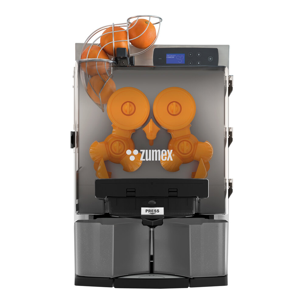 Zumex 12547 Essential Pro Pulpout Graphite Automatic Feed Juicer - 27 Fruits / Minute