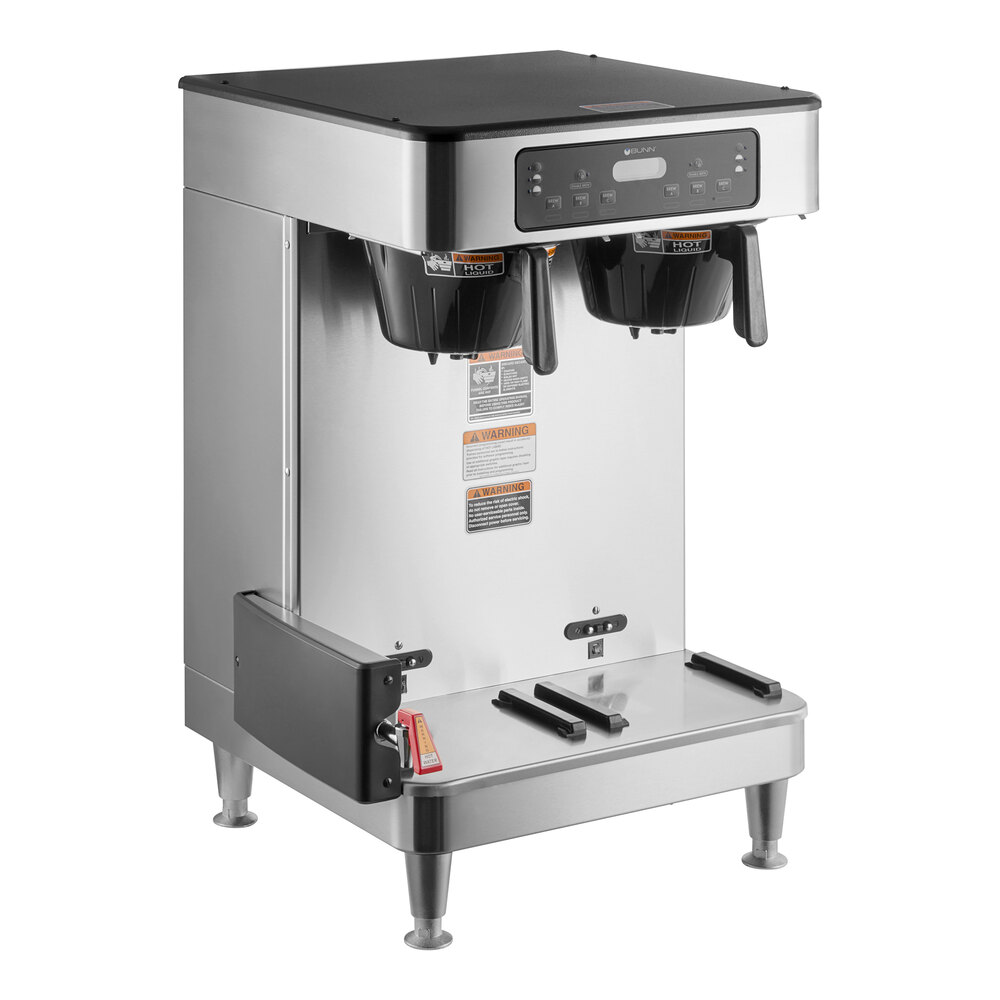 Bunn 51200.0100 ICB Infusion Series Stainless Steel Twin Automatic Coffee Brewer - 120/240V, 6000W