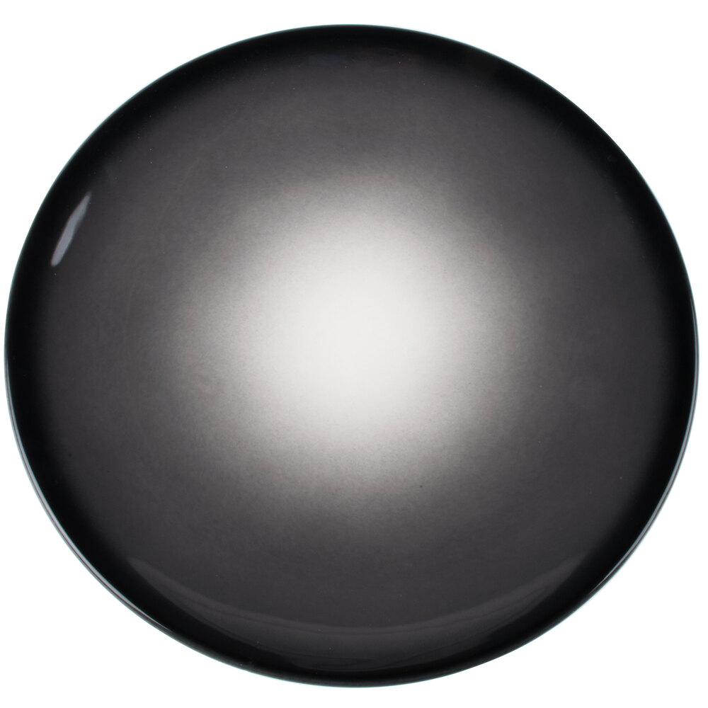 Reserve by Libbey Pebblebrook 11" Obsidian Porcelain Coupe Plate - Sample