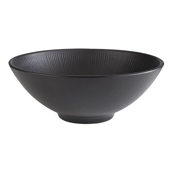 APS Nero 57.5 oz. Round Melamine Bowl - Sample