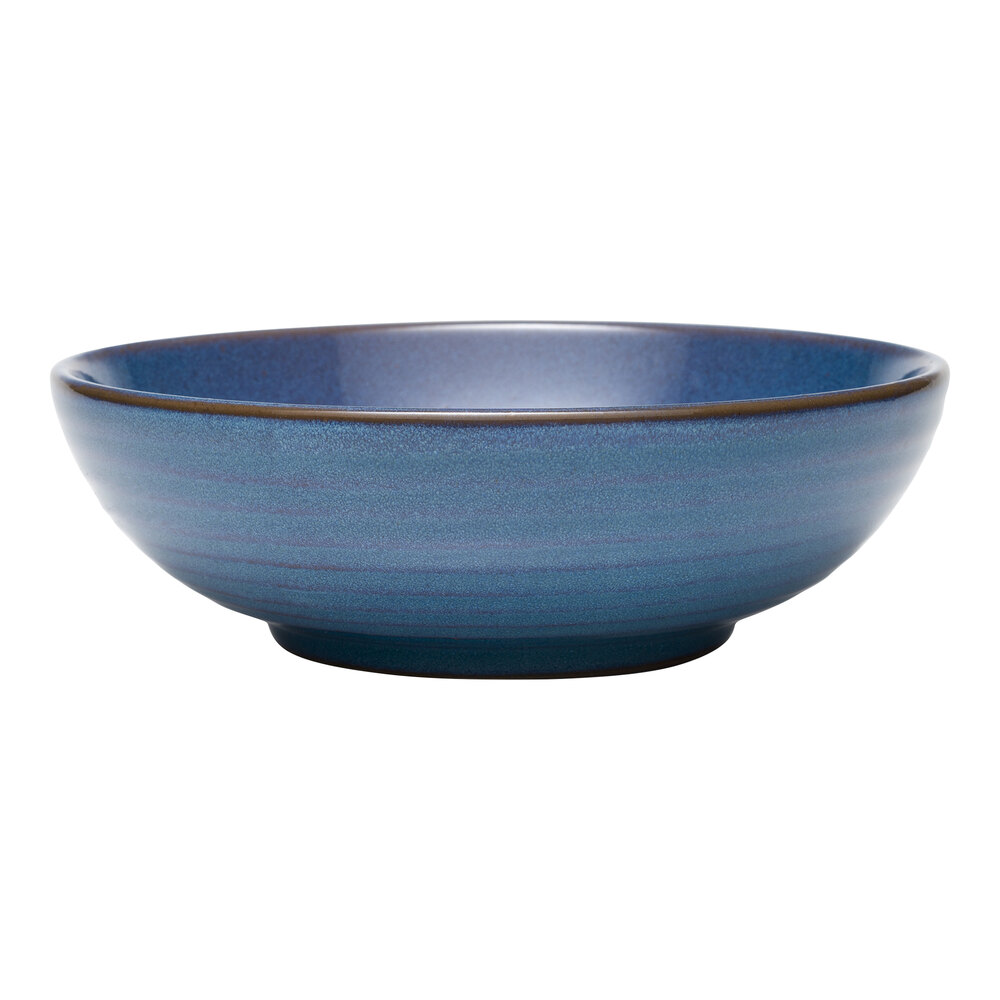 Libbey Canyonlands 30 oz. Blue Terracotta Salad Bowl - Sample