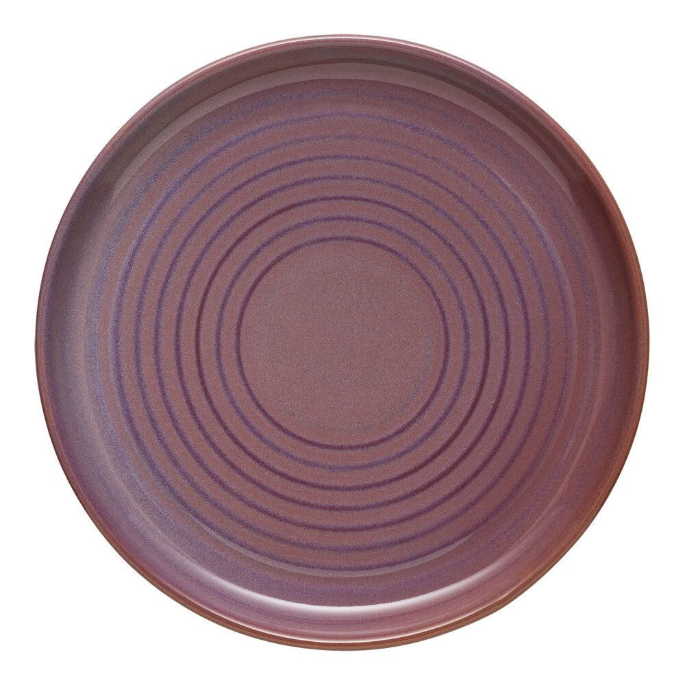 Libbey Canyonlands 11 1/8" Mauve Terracotta Stack Plate - Sample