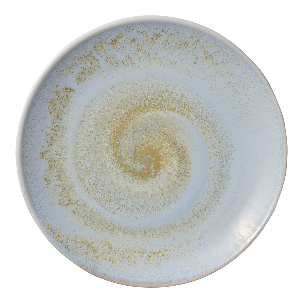 Heart & Soul Perfect Match 8 1/4" Breeze Porcelain Coupe Plate - Sample