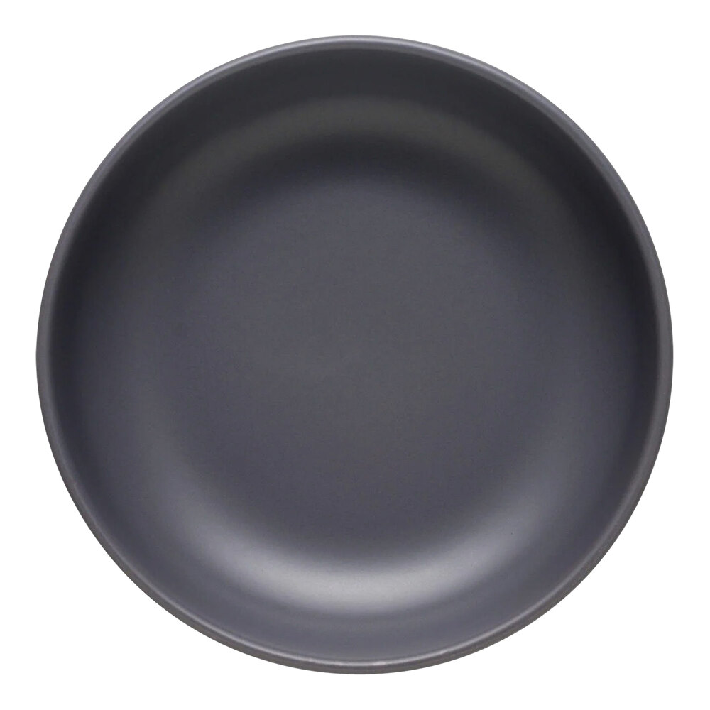 Libbey Driftstone 17 oz. Granite Satin Matte Porcelain Low Bowl - Sample