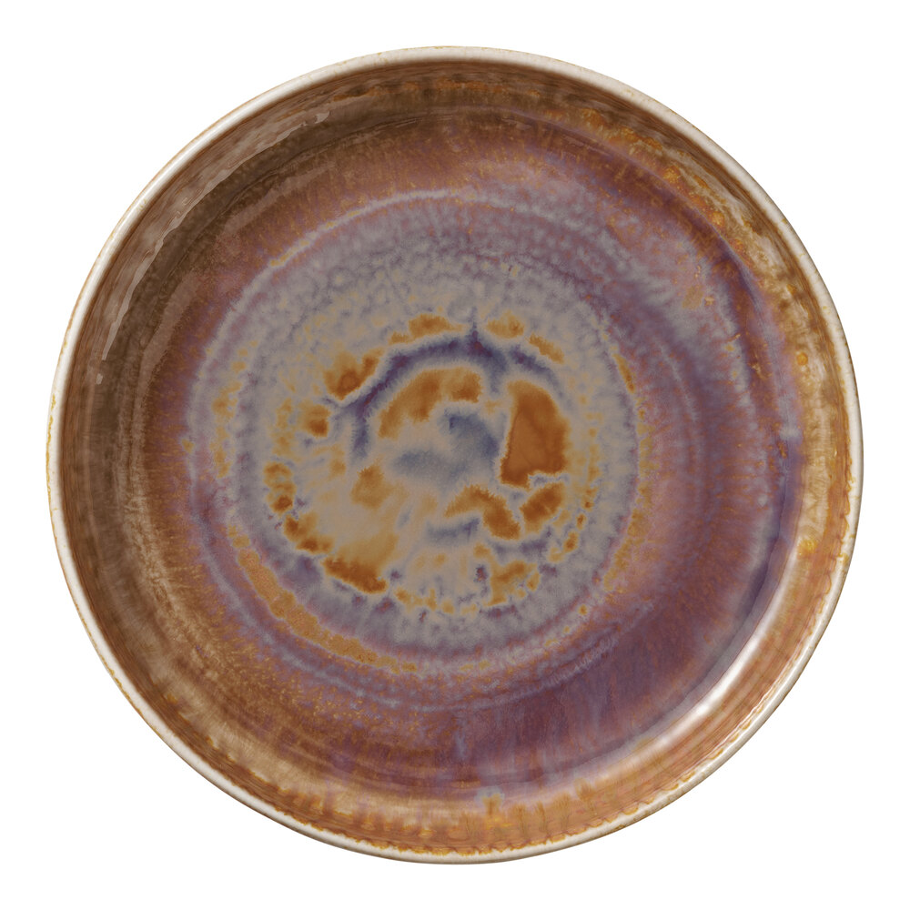 Heart & Soul Perfect Match 9 1/2" Oyster Porcelain Deep Raised Rim Plate - Sample