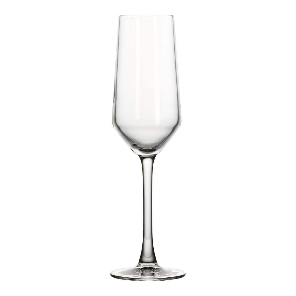 Reserve by Libbey Contour 8 oz. Customizable Diamond Flute Glass - 12/Case
