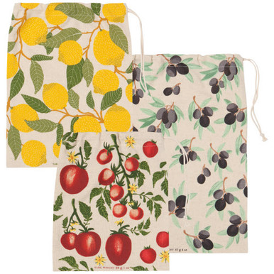 Now Designs Produce Bags, Mediterranean - Set of 3 (3001009)
