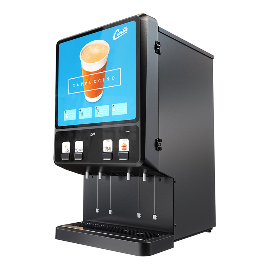 Curtis Next Generation PCNG4 Primo Cappuccino Dispenser with 4 Hoppers - 120V