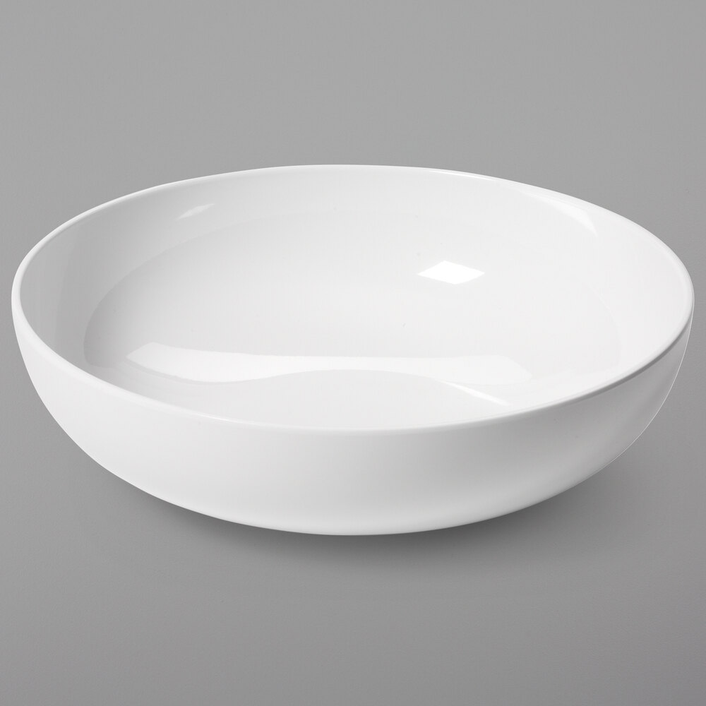 GET Settlement 1.7 Qt. Ivory (American White) Melamine Serving Bowl - Sample