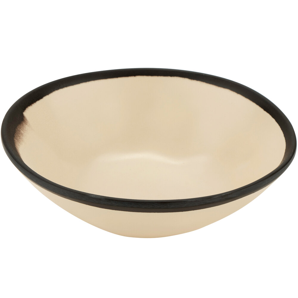 GET Pottery Market Matte 16 oz. Manila Melamine Salad Bowl - Sample