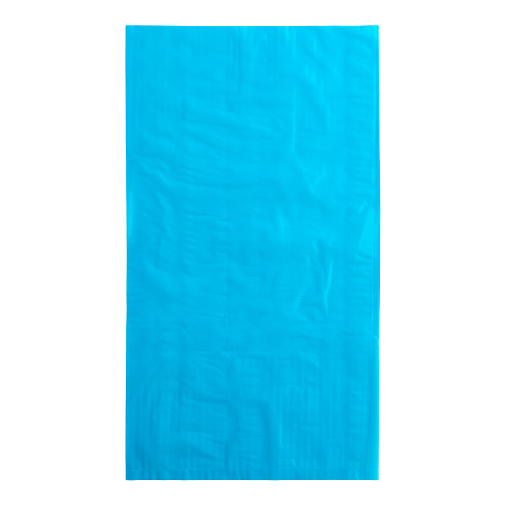 Choice 8 lb. Blue Heavy Duty Plastic Ice Bag - 1,000/Case