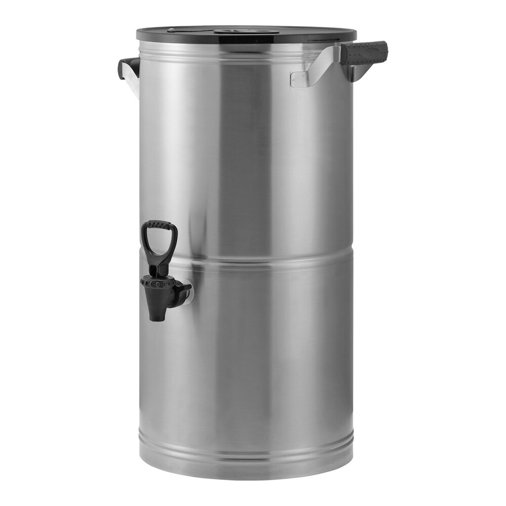 Service Ideas ITS5GPL 5 Gallon Brushed Stainless Steel Iced Tea Dispenser