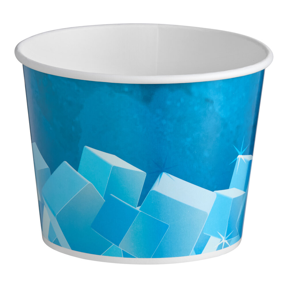 Lavex 5 lb. Disposable Paper Ice Bucket - 25/Pack