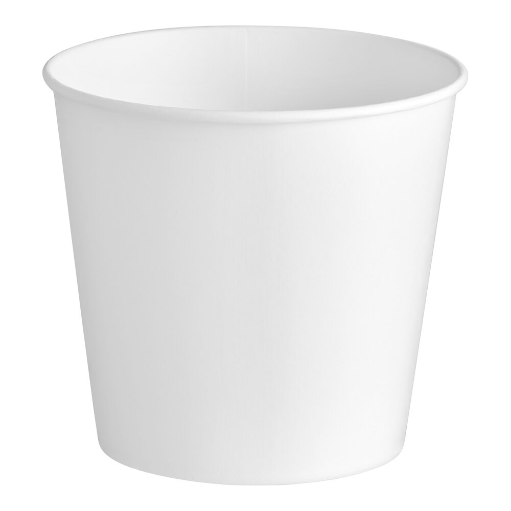 Lavex 10 lb. White Disposable Paper Ice Bucket - 150/Case