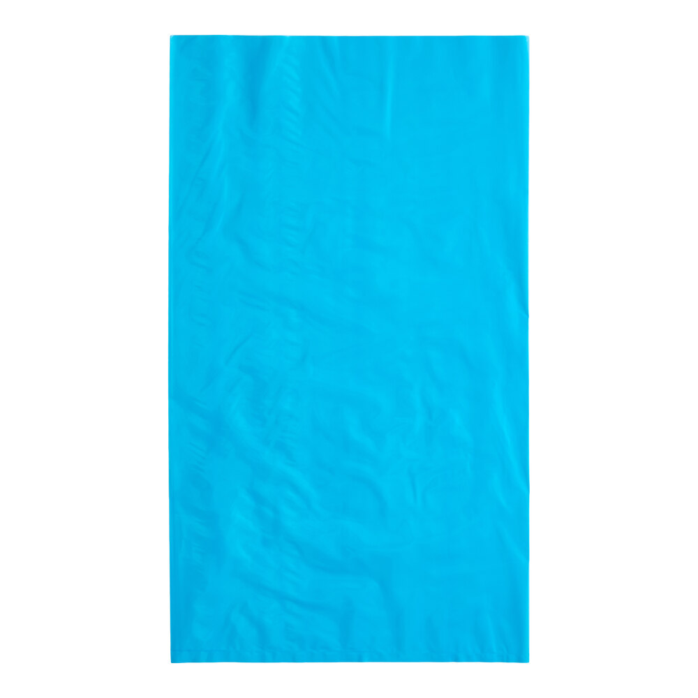Choice 10 lb. Blue Heavy Duty Plastic Ice Bag  - 1,000/Case