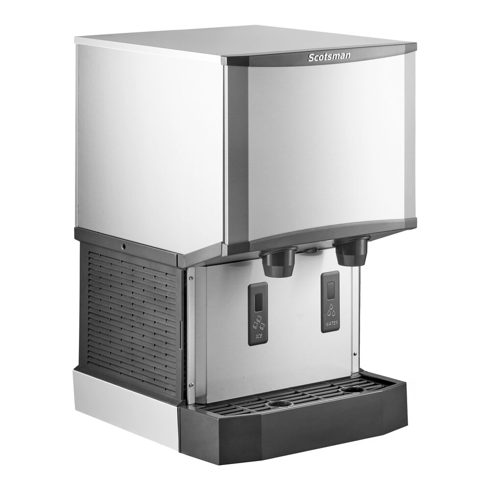 Scotsman HID525A-1 Meridian® Countertop Air Cooled Ice Machine and Water Dispenser - 25 lb. Bin Storage