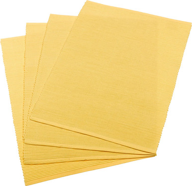 Design Imports Ribbed Placemat, Snapdragon - Set of 4 (306412)