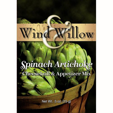 Wind & Willow Cheeseball & Appetizer Mix, Spinach Artichoke - Set of 2 (33102)