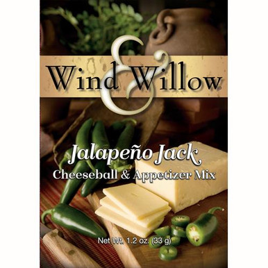 Wind & Willow Cheeseball & Appetizer Mix, Jalapeno Jack - Set of 2 (33111)
