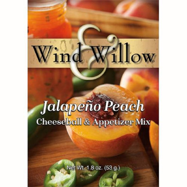 Wind & Willow Cheeseball & Appetizer Mix, Jalapeno Peach - Set of 2 (33125)