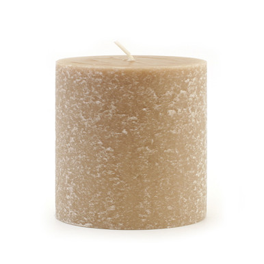 Root Timberline Pillar Candle, 3x3" Taupe (33345)