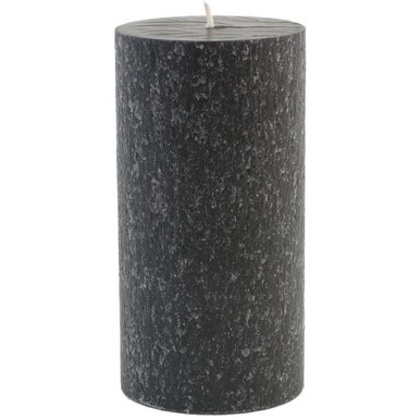 Root Timberline Pillar Candle, 3x6" Black (33640)